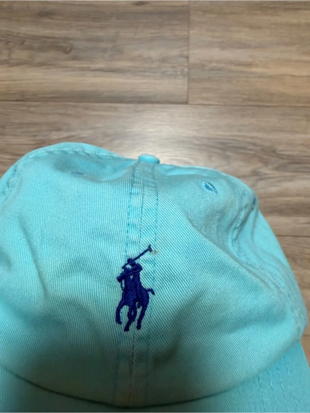 Polo Ralph Lauren Men’s Green Navy Pony Logo Cap Hat Adjustable